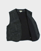 Vintage 1990s Guess Jeans Oversized Satin Utility Vest - S