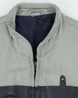 Vintage 1980s BMW Official Cafe Racer Leather Moto Biker Jacket - XL