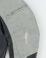 Vintage 1980s BMW Official Cafe Racer Leather Moto Biker Jacket - XL