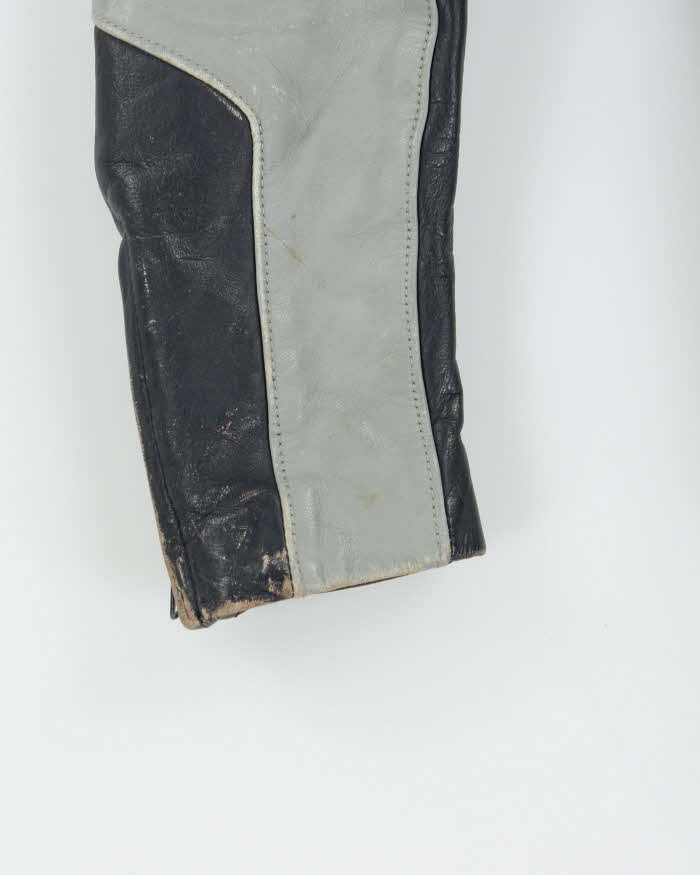 Vintage 1980s BMW Official Cafe Racer Leather Moto Biker Jacket - XL