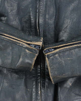 Vintage 1980s BMW Official Cafe Racer Leather Moto Biker Jacket - XL