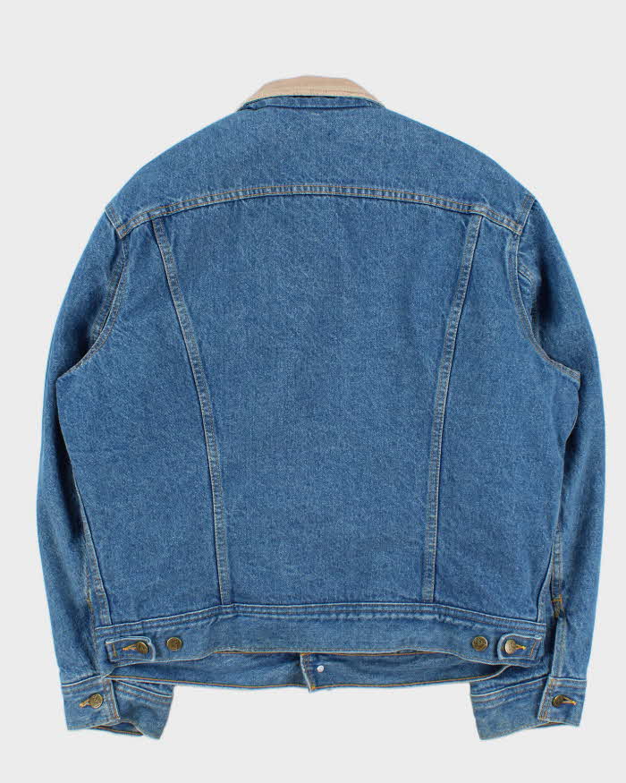 Vintage 1980s Lee Storm Rider Sherpa Lined Denim Trucker Jacket - XL