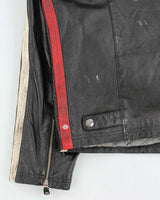 Vintage Y2K 00s Wilsons M.Julian MJX Leather Cafe Racer Biker Jacket - XL