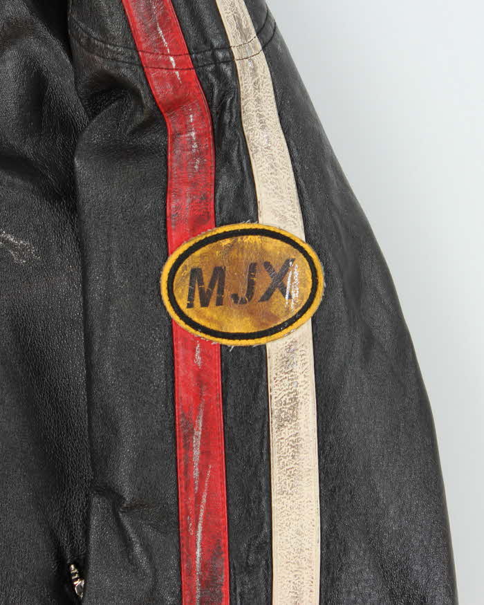 Vintage Y2K 00s Wilsons M.Julian MJX Leather Cafe Racer Biker Jacket - XL