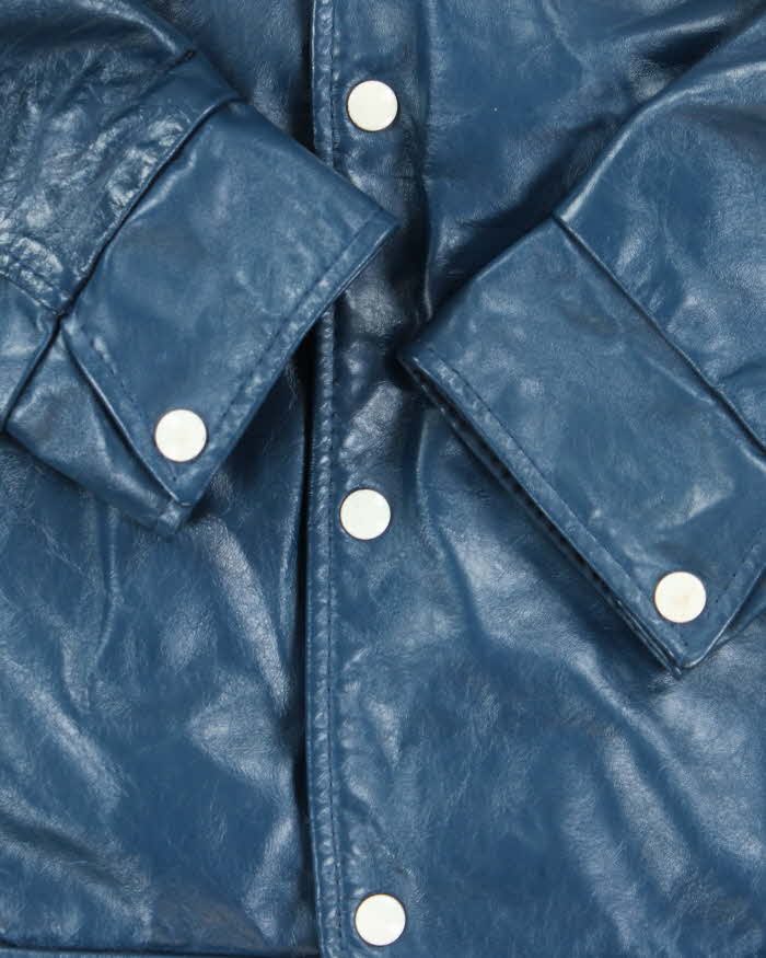 Vintage 1970s Avon Sportswear Royals Calgary Leather Varsity Jacket - S