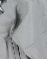 Vintage 1990s Avirex First American Classic 75 Quilt Lined Leather Varsity Jacket - 5XL