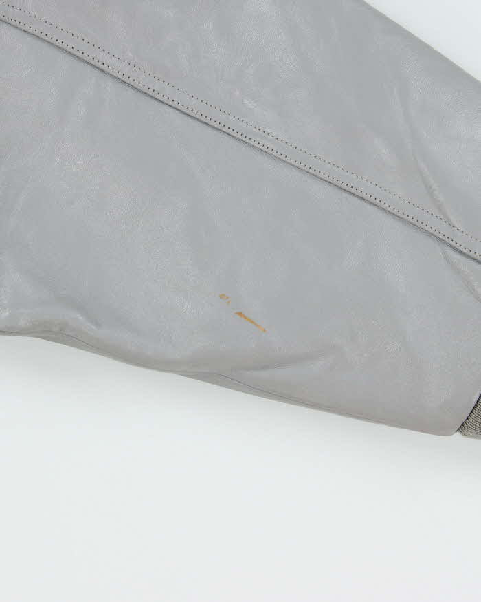 Vintage 1990s Avirex First American Classic 75 Quilt Lined Leather Varsity Jacket - 5XL