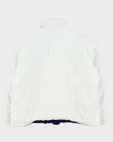 Vintage 1990s Nike Reversible Shell Big Swoosh Puffer Jacket - M