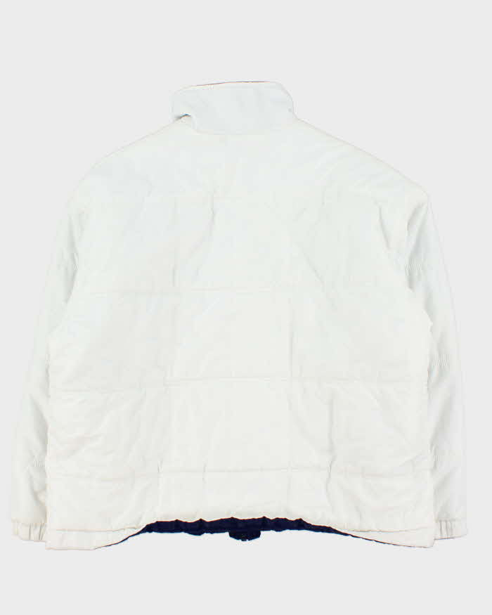 Vintage 1990s Nike Reversible Shell Big Swoosh Puffer Jacket - M