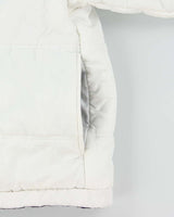Vintage 1990s Nike Reversible Shell Big Swoosh Puffer Jacket - M