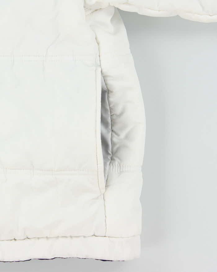 Vintage 1990s Nike Reversible Shell Big Swoosh Puffer Jacket - M