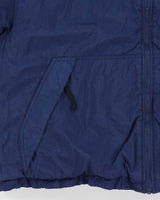 Vintage 1990s Nike Reversible Shell Big Swoosh Puffer Jacket - M