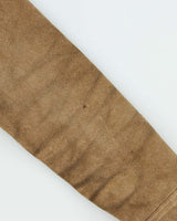 Vintage 1970s Zig Zag Tan Suede Western Jacket - S