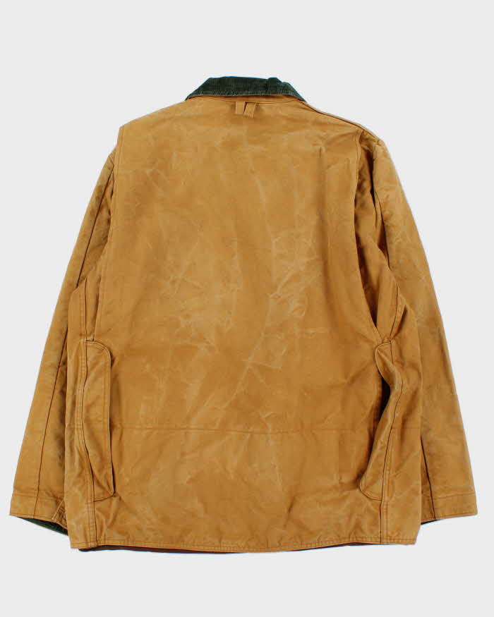Vintage 1980s L.L.Bean Dry Wax Cotton Canvas Duck Hunting Jacket - L