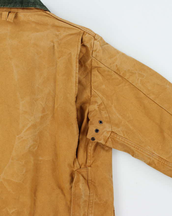 Vintage 1980s L.L.Bean Dry Wax Cotton Canvas Duck Hunting Jacket - L