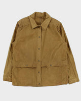 Vintage 00s Filson Tin Cloth Waxed Cotton Made In USA Field Jacket - S