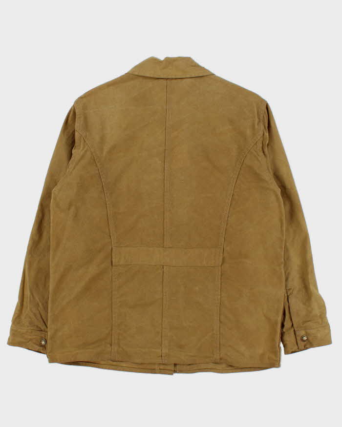 Vintage 00s Filson Tin Cloth Waxed Cotton Made In USA Field Jacket - S
