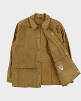 Vintage 00s Filson Tin Cloth Waxed Cotton Made In USA Field Jacket - S