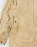 Vintage 1950s Canada Goose Brand Woods Ottawa Tan Canvas Field Hunting Jacket - L