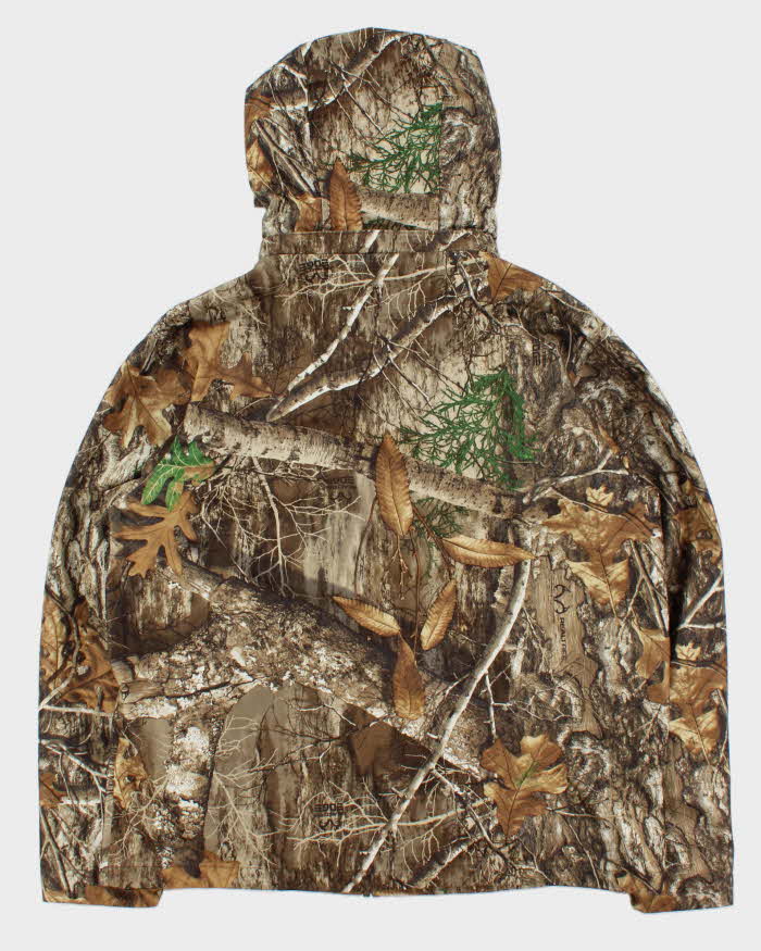 Vintage Realtree Edge Camouflage Hooded Soft Shell Jacket - M