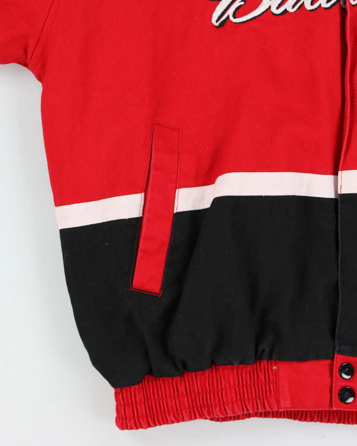 Vintage 1990s Winners Circle Budweiser Dale Earnhardt Jr Nextel Cup Series Bomber Jacket - L