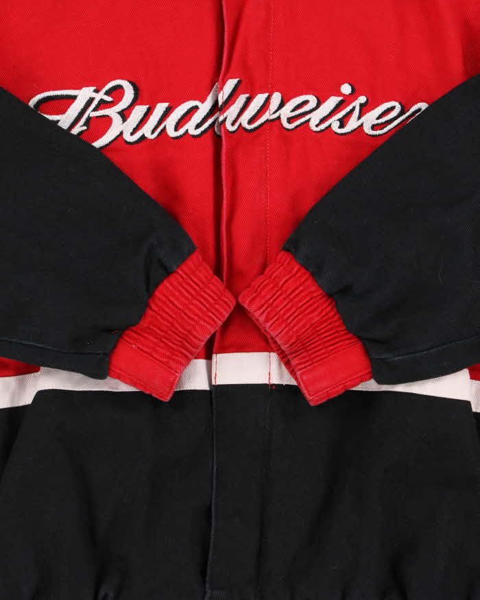 Vintage 1990s Winners Circle Budweiser Dale Earnhardt Jr Nextel Cup Series Bomber Jacket - L