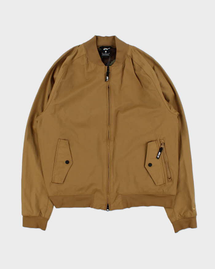 Vintage Nike SB Camo Lined Cotton Blend Bomber Jacket - M