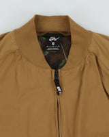 Vintage Nike SB Camo Lined Cotton Blend Bomber Jacket - M