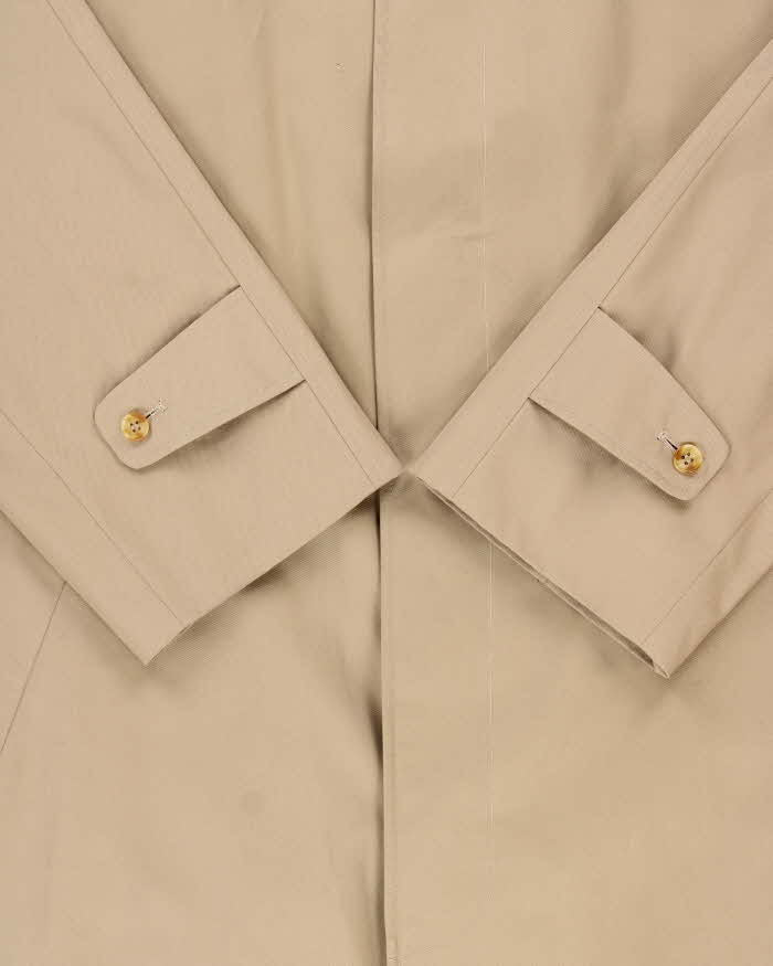 Vintage 1990s Aquascutum Aqua5 Weatherproof House Check Lined Mac - XXXL