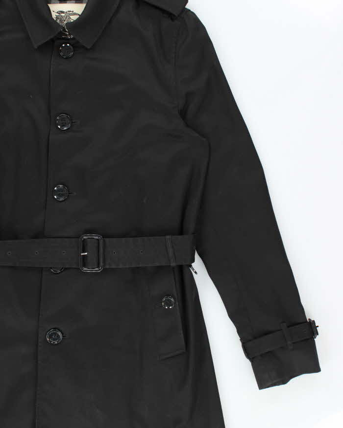 Vintage Y2K 00s Burberry Nova Check Lined Single Breasted Trench Coat - XL