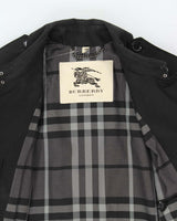 Vintage Y2K 00s Burberry Nova Check Lined Single Breasted Trench Coat - XL
