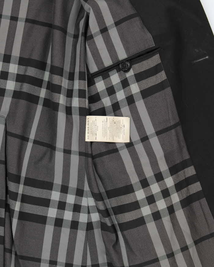 Vintage Y2K 00s Burberry Nova Check Lined Single Breasted Trench Coat - XL