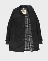 Vintage Y2K 00s Burberry Nova Check Lined Single Breasted Trench Coat - XL
