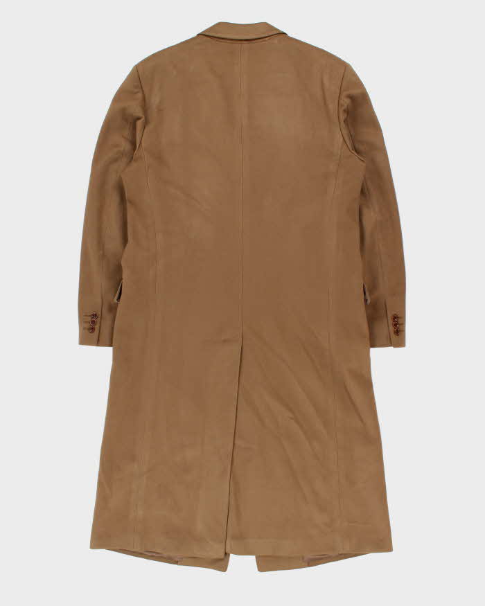 Vintage 1990s Canali Proposta Cashmere Wool Camel Overcoat - M