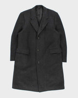 Vintage 1990s Givenchy Monsieur Cashmere Wool Overcoat - M