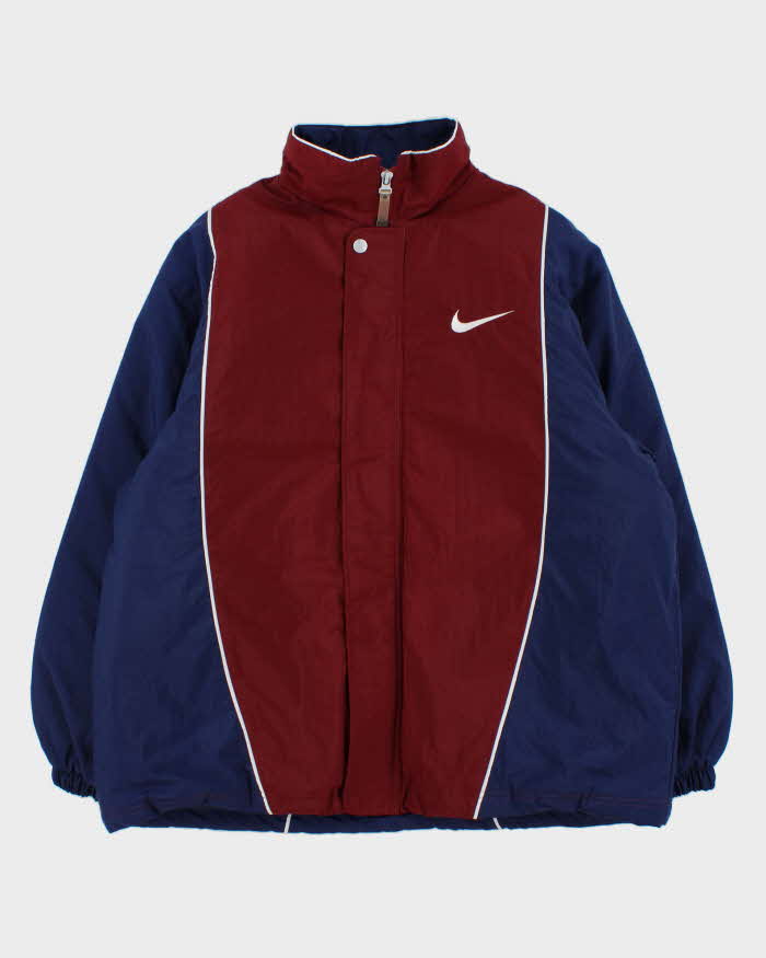 Vintage 90s Nike Padded Windbreaker Jacket - XL