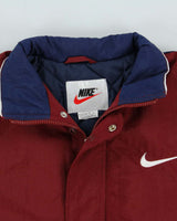Vintage 90s Nike Padded Windbreaker Jacket - XL