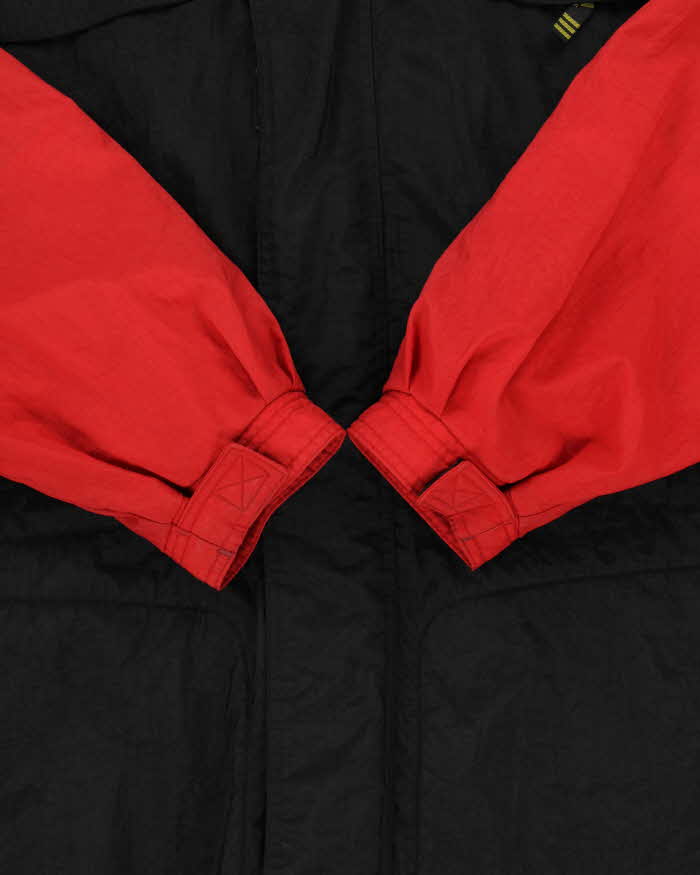 Vintage 90s Adidas Detectable Fleece Lined Windbreaker Jacket - XL