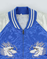 Vintage Japanese Sukajan Satin Bomber Jacket - L
