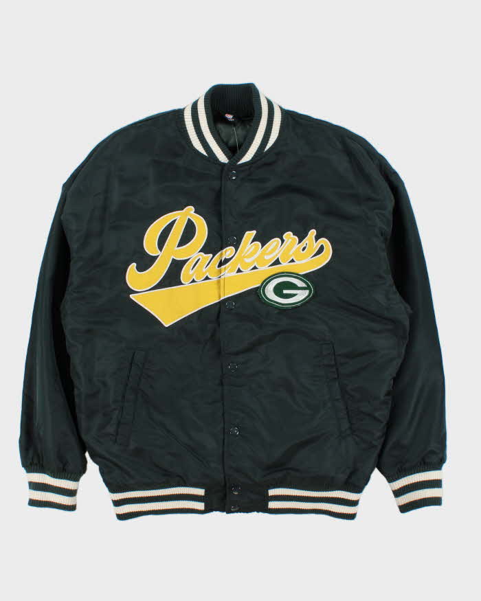 Vintage NFL Green Bay Packers Bomber Jacket - M