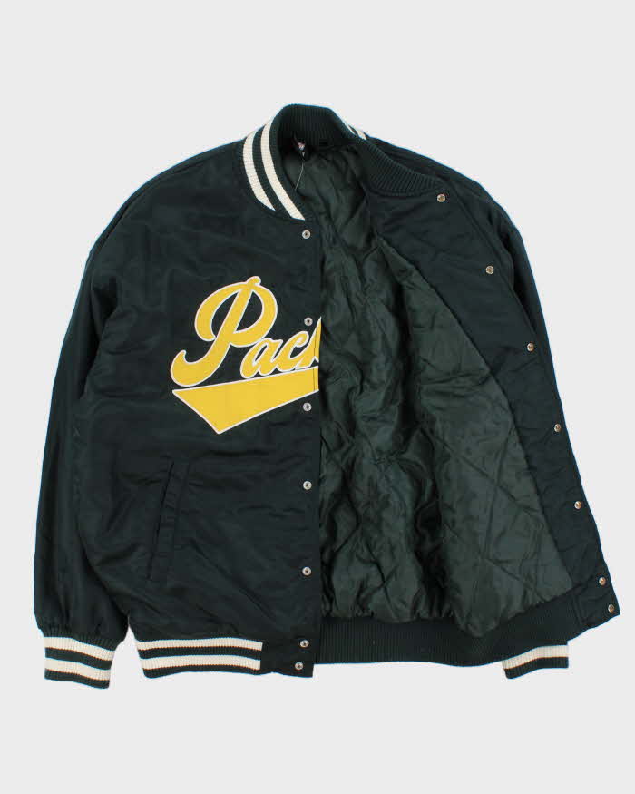 Vintage NFL Green Bay Packers Bomber Jacket - M