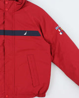 DSWT Vintage Nautica Down Filled Waterproof Puffer Jacket - M