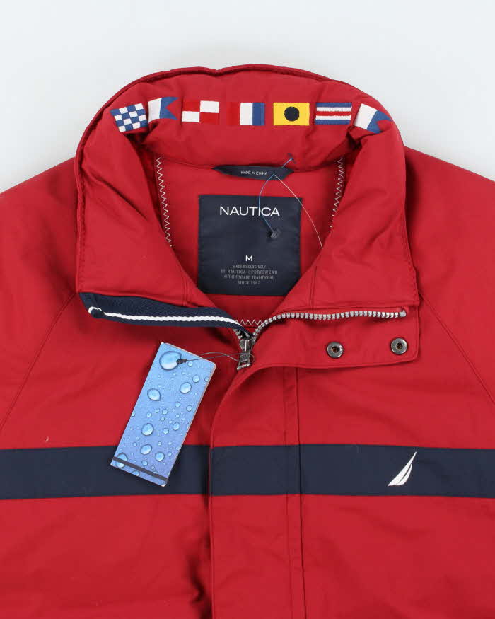 DSWT Vintage Nautica Down Filled Waterproof Puffer Jacket - M