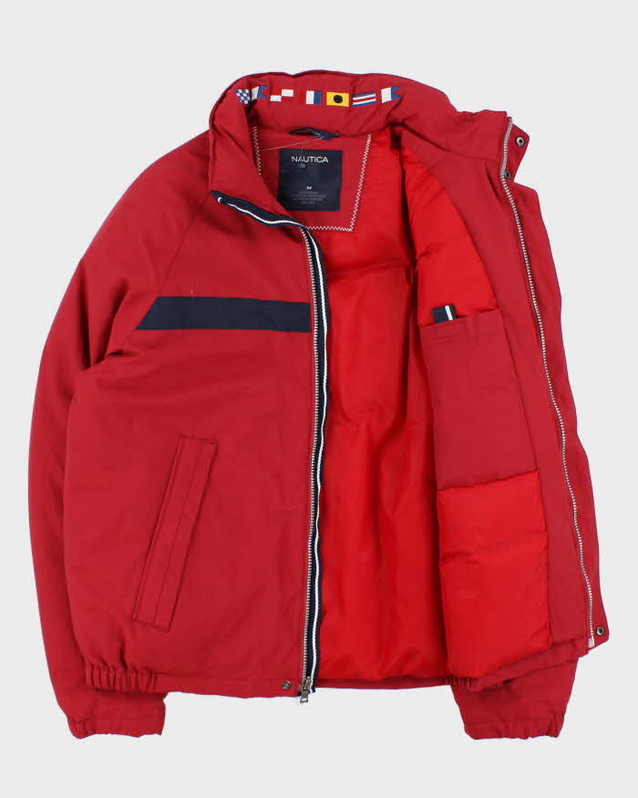 DSWT Vintage Nautica Down Filled Waterproof Puffer Jacket - M