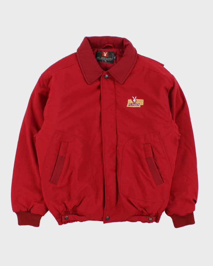 Vintage 1990s Playboy Space Padded Bomber Jacket - M