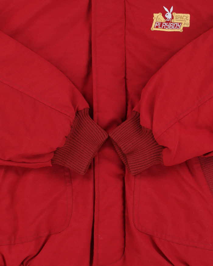 Vintage 1990s Playboy Space Padded Bomber Jacket - M