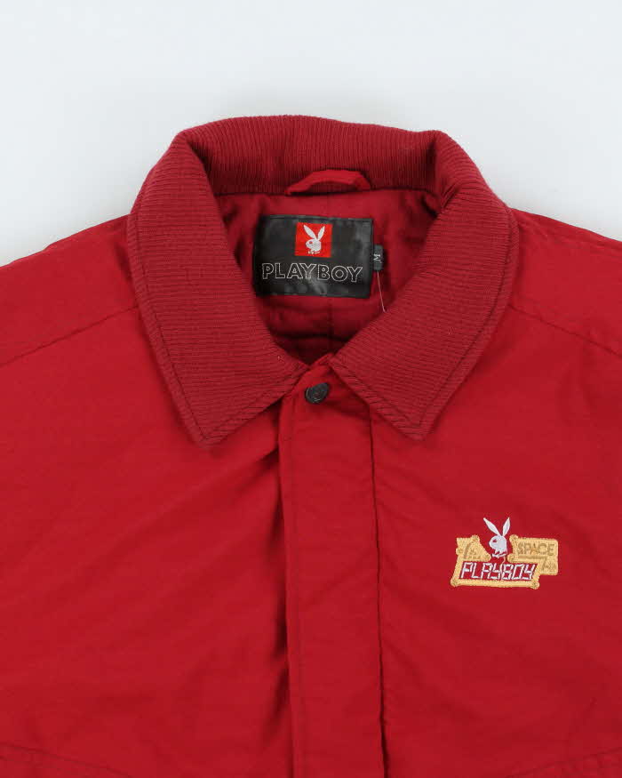 Vintage 1990s Playboy Space Padded Bomber Jacket - M