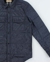 Vintage Burberry Soft Shell Padded Lightweight Snap Button Jacket - M