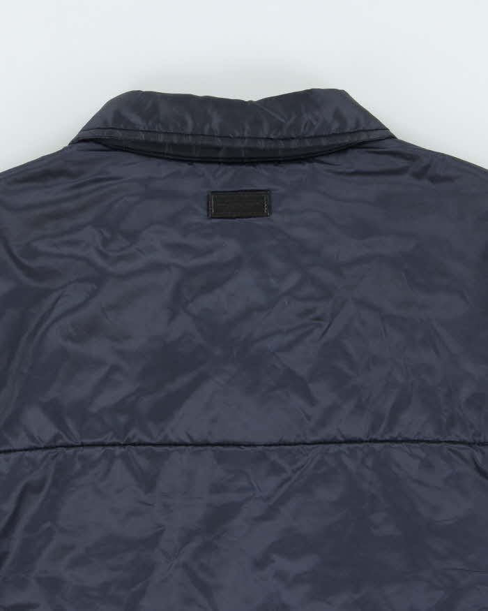 Vintage Burberry Soft Shell Padded Lightweight Snap Button Jacket - M