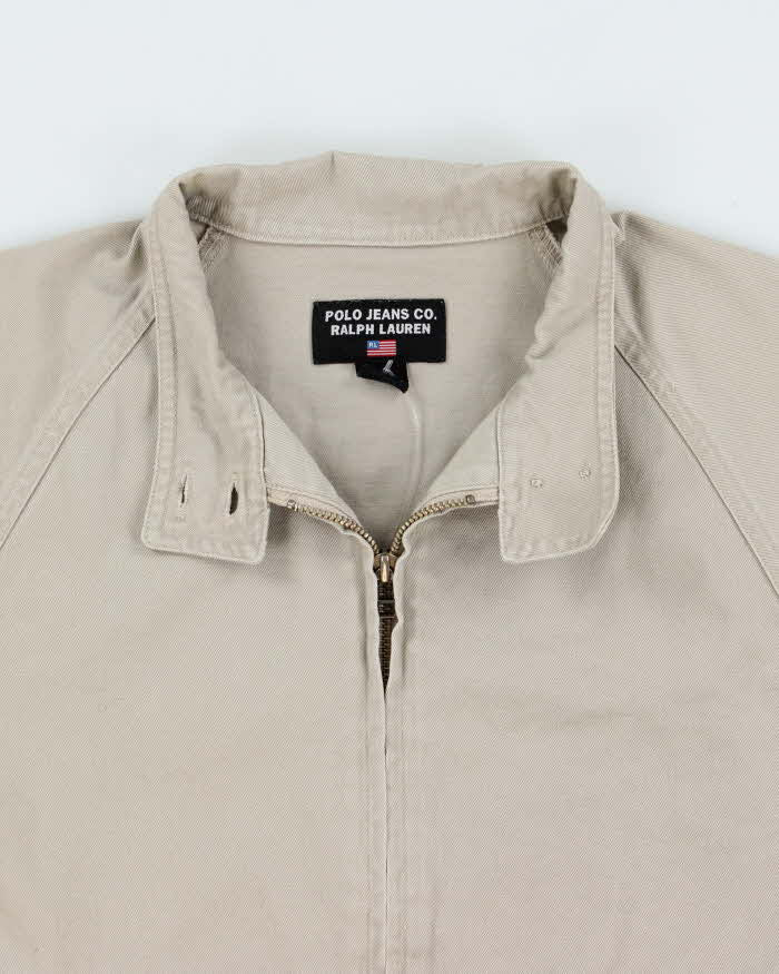 Vintage 90s Polo Jeans Ralph Lauren Canvas Jacket - S